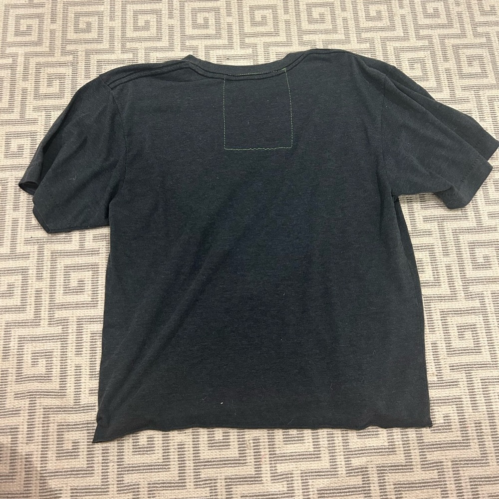 Aviator Nation Charcoal Tee with Gold Accent - Picture 2 of 3